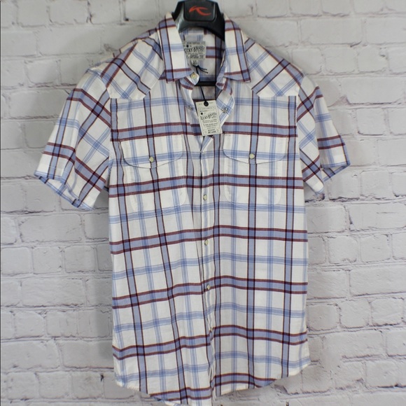 Lucky Brand Other - LUCKY BRAND Small Plaid Short Sleeves